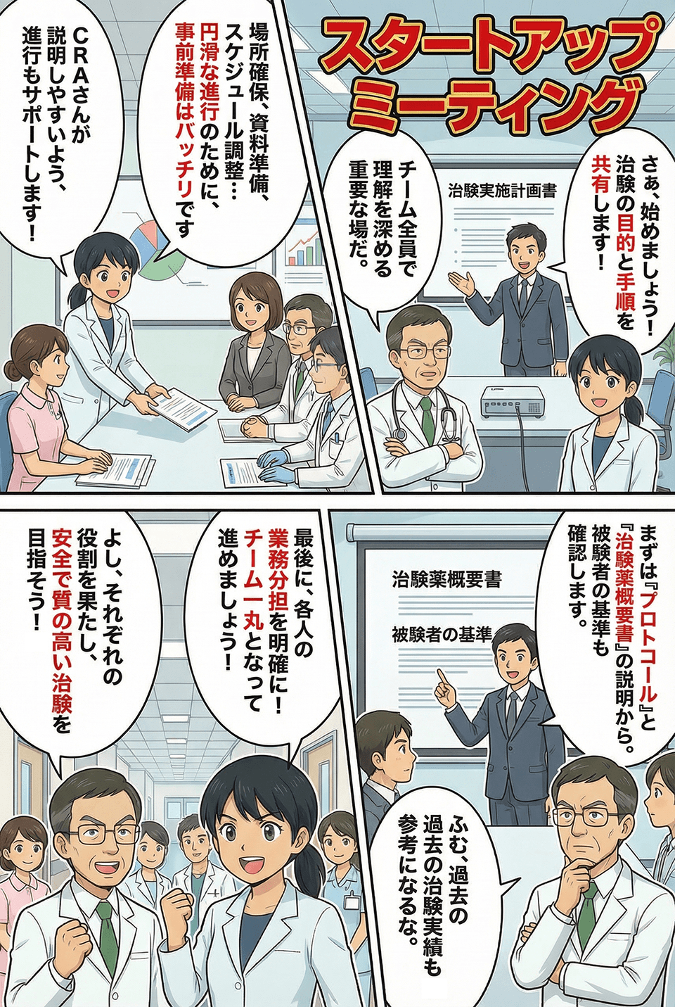 マンガでわかるスタートアップミーティング